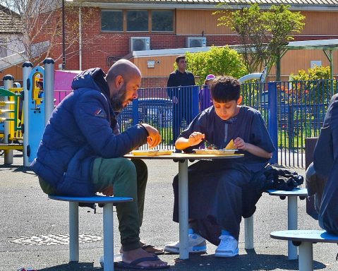 Father and Son moment